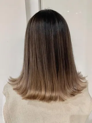 ミディアム カラー ヘアアレンジ 【公式】amble luxe池袋東口🩷のヘアスタイル