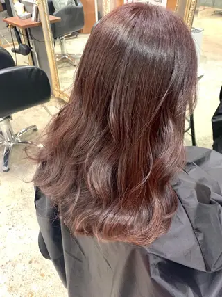 セミロング 大内 志穂のヘアスタイル