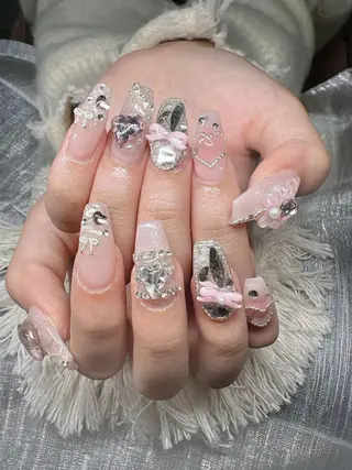 ネイル Lee Nails チップ長さだし専門店のネイルデザイン