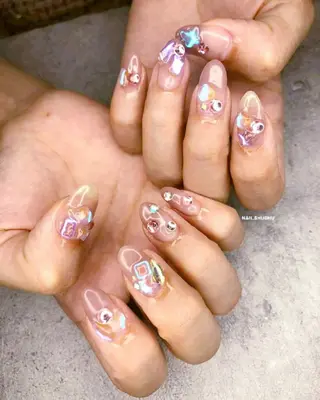 ネイル 3dパーツ/流行り 👧shushu❤️のネイルデザイン