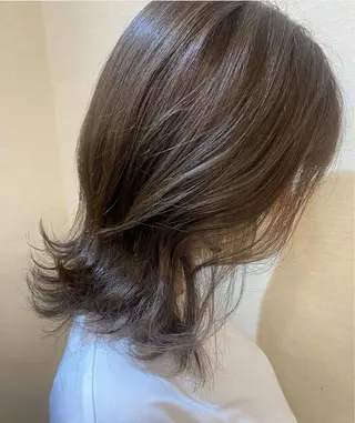 ミディアム カラー yamaguchi kのヘアスタイル