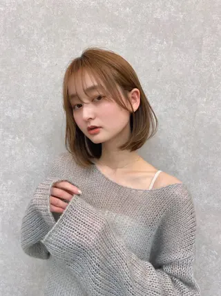 ミディアム 高松 沙耶のヘアスタイル