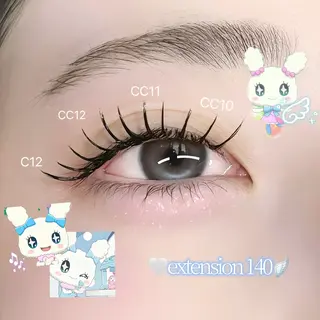 マツエク・マツパ FaB 千葉店所属・🩶LEDエクステ& 上下パーマRAN🪽のマツエク・マツパデザイン