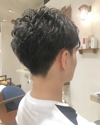 ショート パーマ メンズ nakahara madokaのヘアスタイル