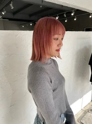 ミディアム カラー shiba tomomiのヘアスタイル