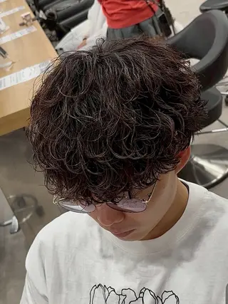 ショート カラー パーマ ヘアアレンジ メンズ メンズ🐺カラー／ 垢抜け🔥木村晴希のヘアスタイル