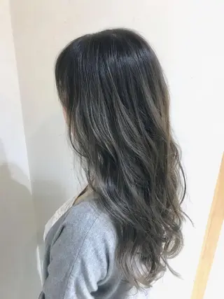 ロング カラー パーマ ヘアアレンジ filo byFeria渋谷所属・縮毛矯正/美髪 髪質改善/石田幸輔のヘアスタイル