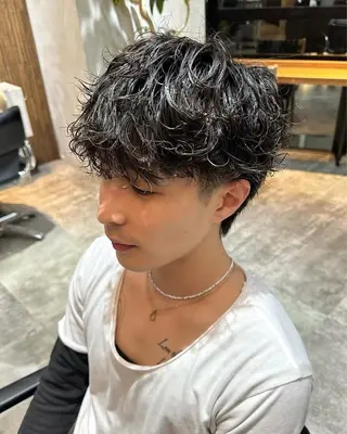 メンズ 渋谷／透明感カラー kuttiのヘアスタイル