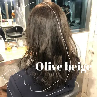 セミロング カラー ヘアアレンジ 赤味消し.髪質改善 🌿𝘠𝘜𝘙𝘐のヘアスタイル