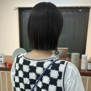 ショート カラー ボブ/透明感カラー /坂口恵梨子のヘアスタイル