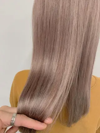 セミロング 韓国風/髪質改善 赤み消し✨junkiのヘアスタイル