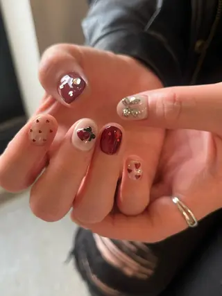 ネイル elen南越谷 Rina𖥔⋱のネイルデザイン
