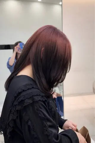 ロング ブリーチ/ダブル カラー/neneのヘアスタイル