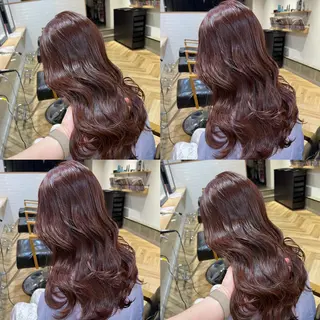 ロング カラー 艶カラー/韓国顔周り 🎀mamiのヘアスタイル