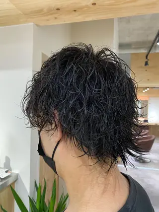 パーマ メンズ メンズブリーチカラー /パーマ ごーた立川のヘアスタイル