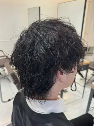 パーマ メンズ 八木 菜美のヘアスタイル