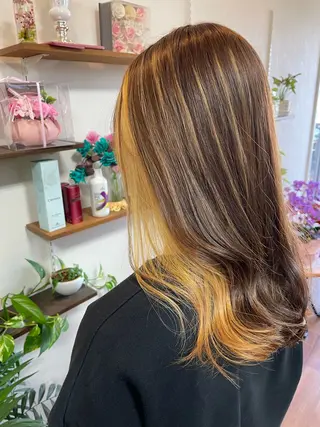 カラー hairLepps所属・Lepps ゆづきのヘアスタイル