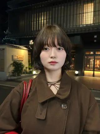 ミディアム 藤原 直希のヘアスタイル