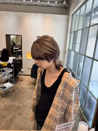 カラー メンズ ブリーチ無しダブル カラー特化/🫧中村のヘアスタイル