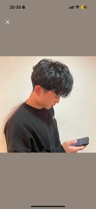 メンズ ナチュラルカラー /カット/藤井美冬のヘアスタイル