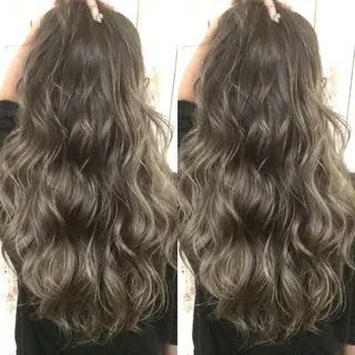 ロング カラー 井上 一平のヘアスタイル