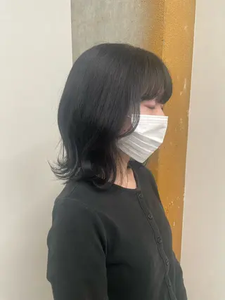 ミディアム lift by mag所属・ユナ ナチュラル／透明感のヘアスタイル