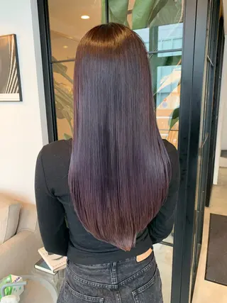 ロング カラー ベージュカラー🌿 新潟駅/青木結月のヘアスタイル