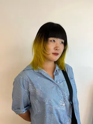 セミロング カラー HARE &nail ☪️remiのヘアスタイル