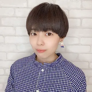 ショート カラー abilita AZUSAのヘアスタイル