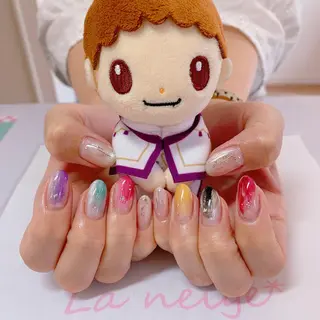 ネイル La neige* yuki 🥯🍑のネイルデザイン