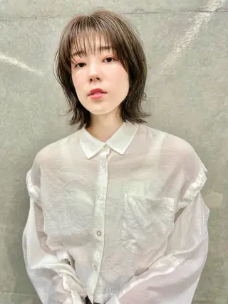 ミディアム 表参道/髪質改善/ 髪質改善カラー/遠藤のヘアスタイル