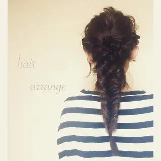 ロング ヘアアレンジ 内田 芽依子のヘアスタイル