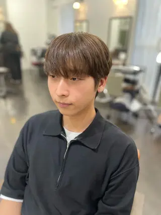 カラー メンズ 艶・暖色カラー/ メンズ/名駅/ユキハのヘアスタイル