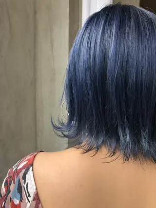 ミディアム カラー 岡本 一平のヘアスタイル