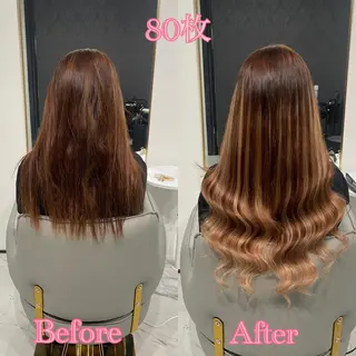 ショート シールエクステ ♡SAORI♡のヘアスタイル