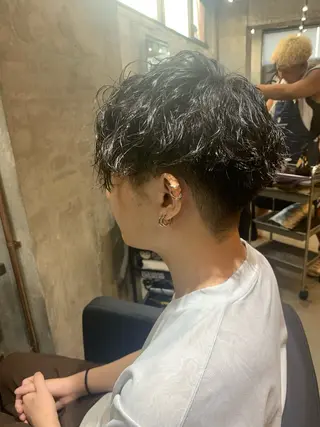 パーマ メンズ ⚡️メンズパーマ特化 mens支持◎/忠地のヘアスタイル