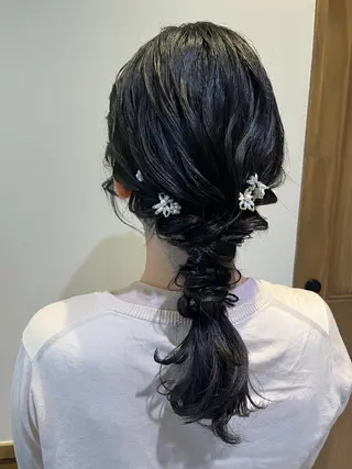 セミロング ❁ヘアメ❁ YUMI ❁ゆみ❁横浜桜木町のヘアスタイル