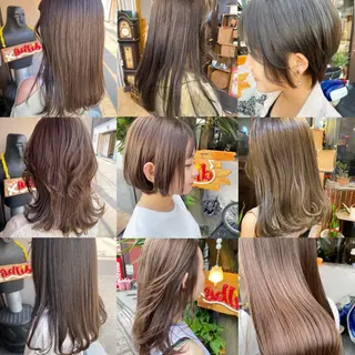 セミロング カラー 玉木 育実のヘアスタイル