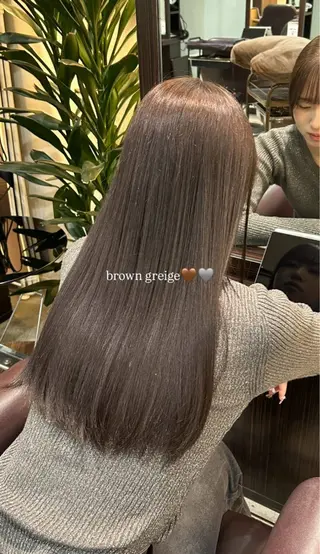 ロング カラー 坂本奈都美 🎀のヘアスタイル