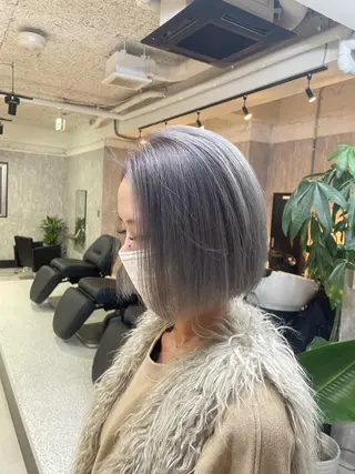 ミディアム カラー ALLEN hair 京橋店のヘアスタイル