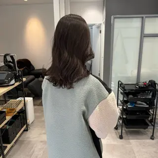 ミディアム カラー Leyシェアサロン所属・中井亜未/ 姫路ボブのヘアスタイル