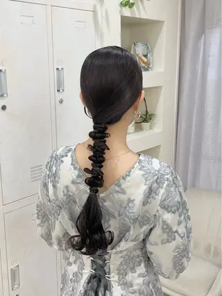 ヘアアレンジ 東梅田エリアカラー ヘアセットNo. 1のヘアスタイル
