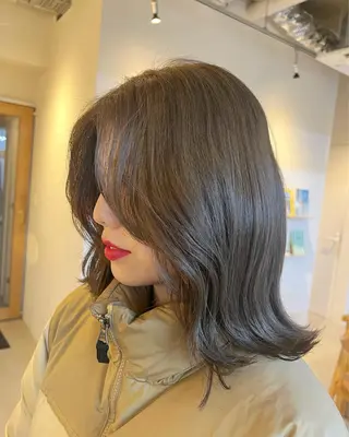 カラー 表参道/kozue/ 艶髪/髪質改善のヘアスタイル