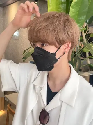 ショート カラー メンズ cinq所属・ハイライトカラー ❤︎hirokoのヘアスタイル