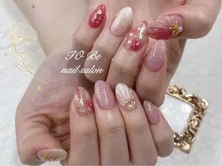 セミロング ネイル Nail Salon To Beのネイルデザイン
