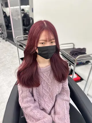 カラー パーマ ヘアアレンジ メンズ キッズ ♥️韓国ヘア レイヤー♥️ゆりのヘアスタイル