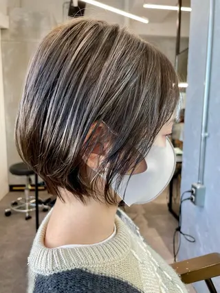 ショート カラー 色気レイヤー& ショートはお任せ🌟のヘアスタイル