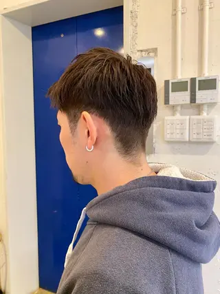 ショート メンズ おしゃれパーマ メンズ特化/みーまんのヘアスタイル