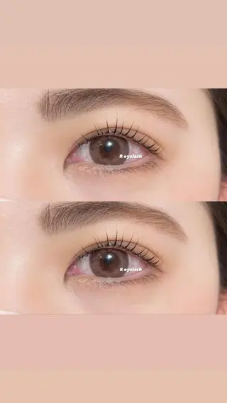 ショート カラー パーマ ヘアアレンジ メンズ キッズ ネイル マツエク・マツパ アイブロウ 𝑹 eyelashのマツエク・マツパデザイン