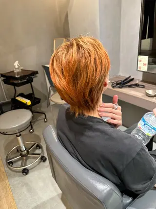 ショート メンズ 美髪・シールエクステ ホソタニリョウコのヘアスタイル